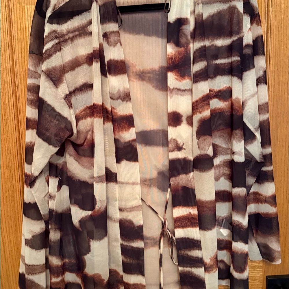 Zara Multicolor Patterned Top - image 3